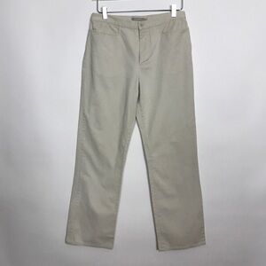J. Crew hi-rise boot cut khaki pants button waist
